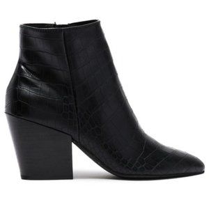 NEW Dolce Vita Coltyn Crocodile Leather Ankle Boot